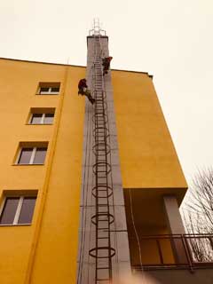 malovanie ochranneho koša vylezu